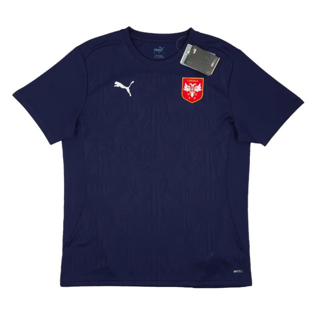 2024-2025 Serbia Training Jersey (Navy) (Vidic 5)-SoccerKits Hub | Buy Soccer Jerseys Online